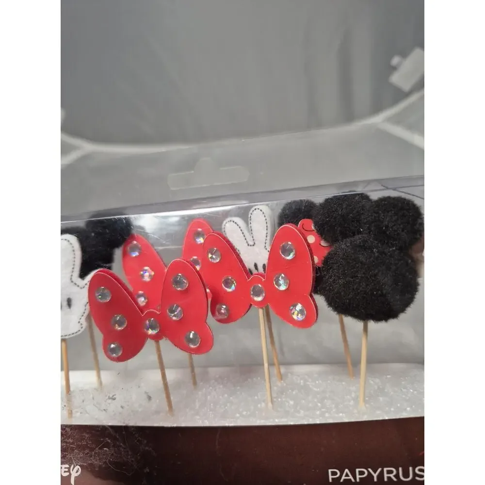 💥 Papyrus Party Picks Mickey Mouse Icons Cupcakes A8